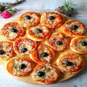 Mini pizzas maison