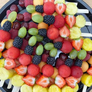 Brochettes de fruits